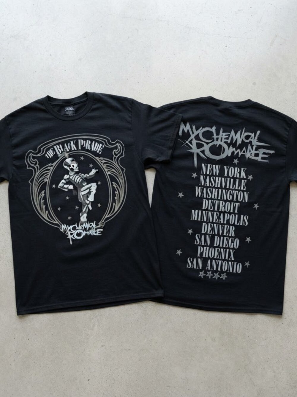 My Chemical Romance The Black Parade 2026 Skeleton Black T-Shirt S-4XL